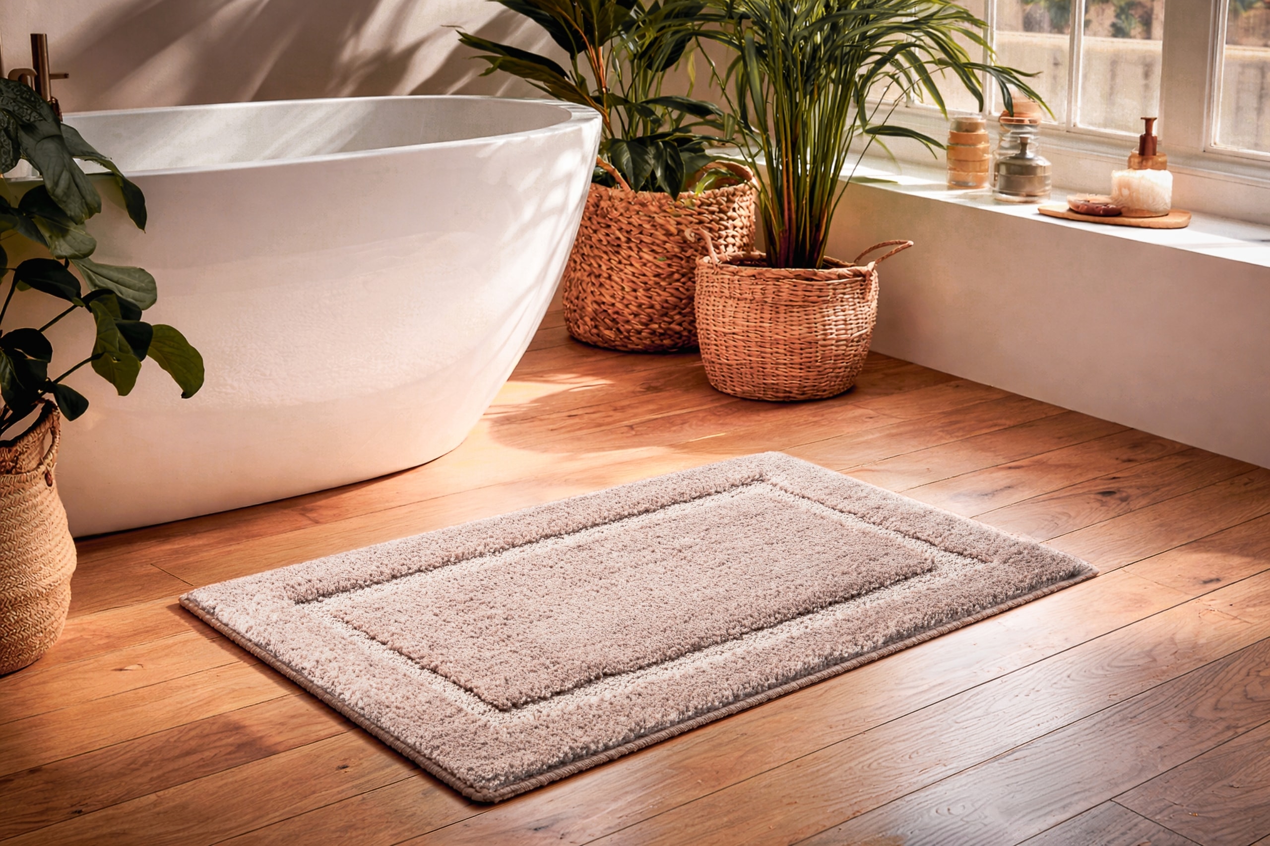 Bathroom mats made to feel good